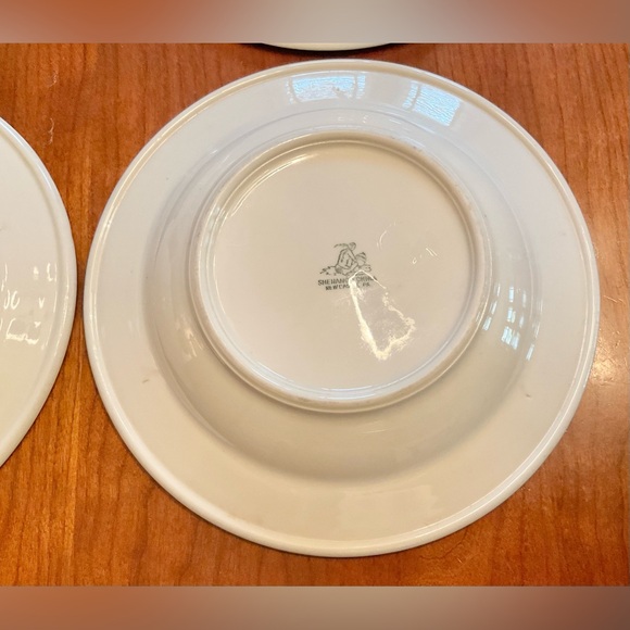 US Navy Mess Wardroom Officer set of 4 Large Rim Soup Bowls - Picture 14 of 15